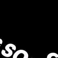 a black and white logo with the word'soso'on it